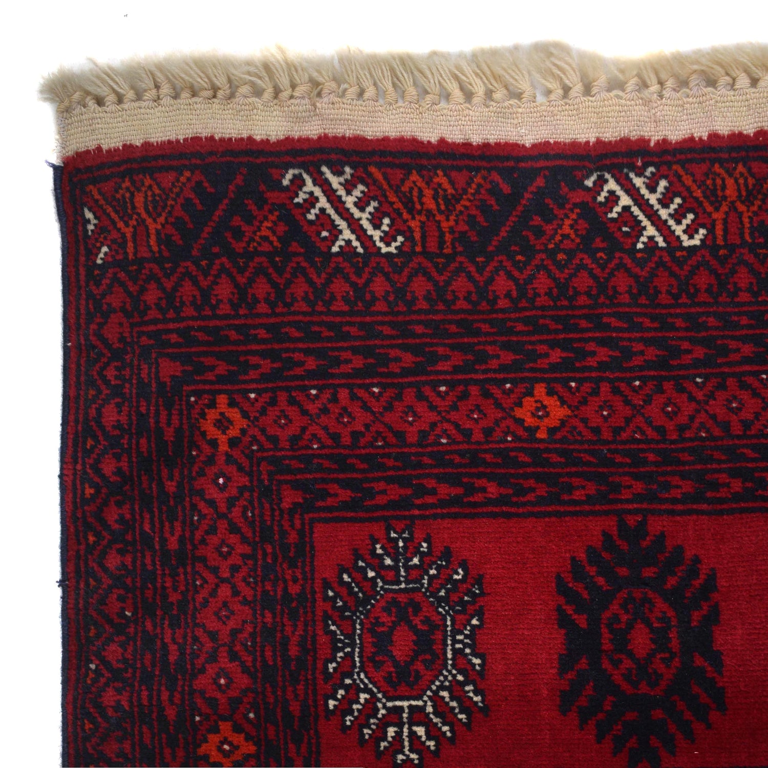 Handmade Bukhara Carpet 4' 6" x 6' 2" ft / 137 x 189 cm - No. 1324