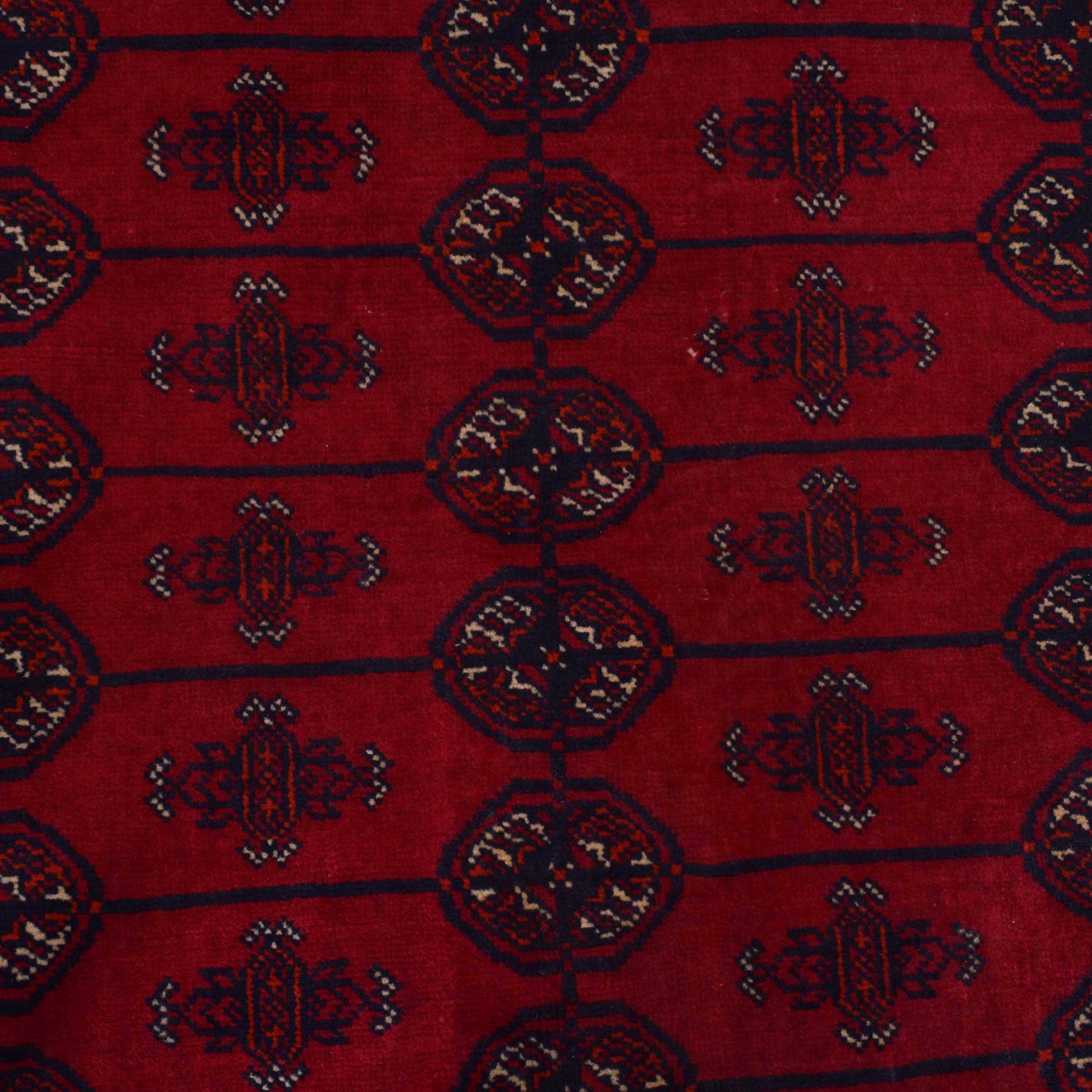 Handmade Bukhara Carpet 4' 6" x 6' 2" ft / 137 x 189 cm - No. 1324