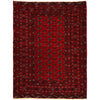 Red Bokhara Rug 4' 2" x 5' 6" ft / 127 x 167 cm - No. 1325