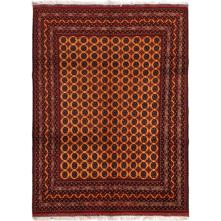 Handmade Khoja Roshnai Area Rug 5' 0" x 6' 8" ft / 152 x 202 cm - No. 1335
