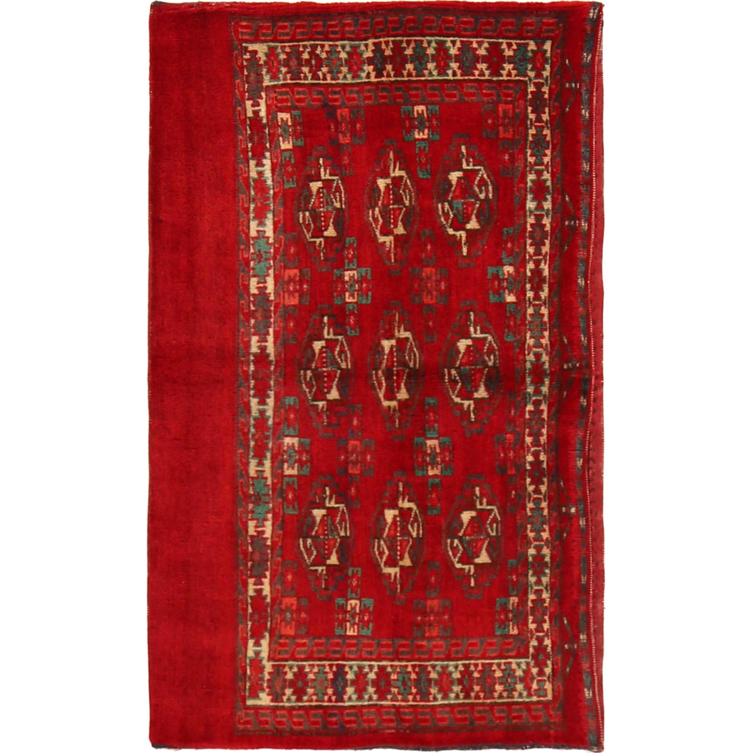 Hand Knotted Balisht Carpet 2' 3" x 3' 10" ft / 69 x 118 cm - No. 1452