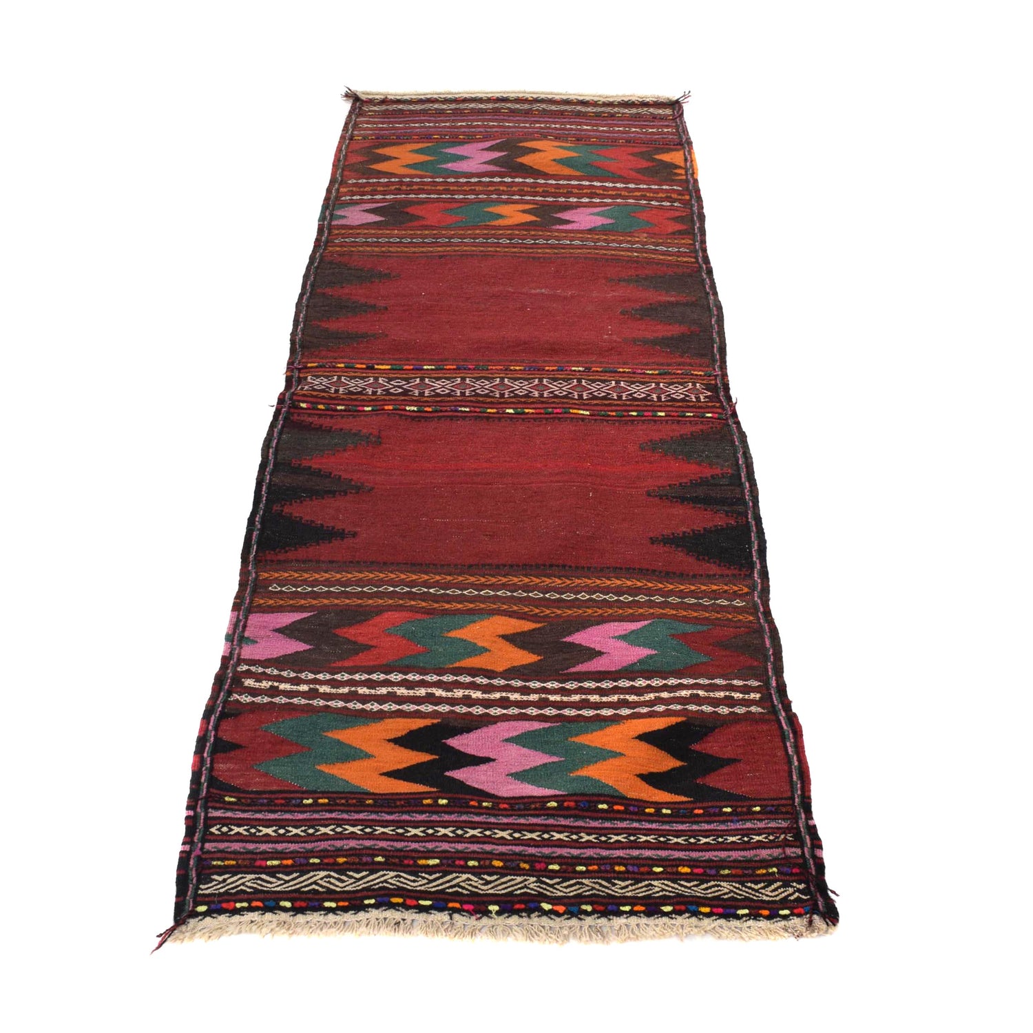 Flatweave Table Sheet Runner 2' 3" x 6' 5" ft / 69 x 195 cm - No. AL18