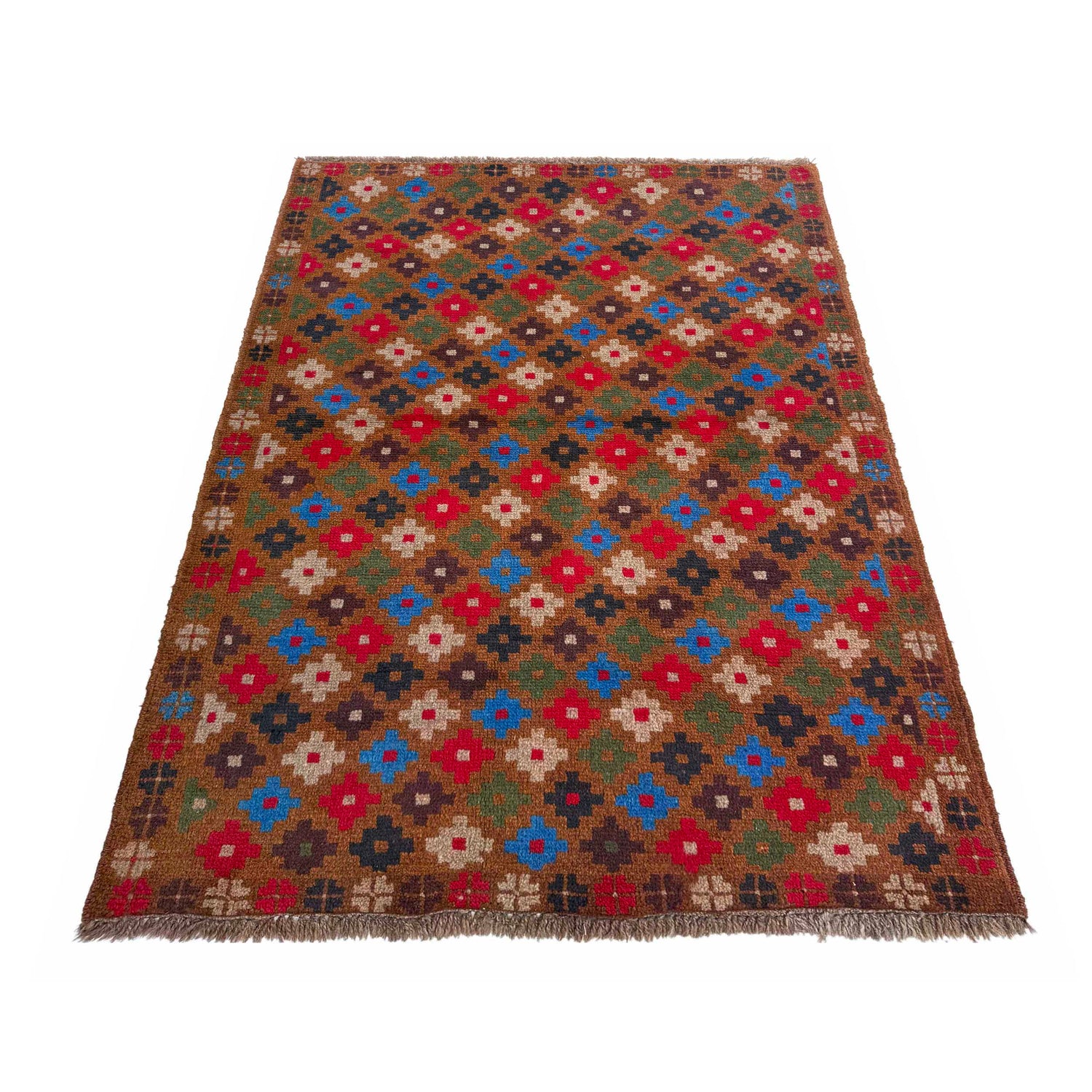 Traditional Baloch Rug 3' 3" x 4' 10" ft / 98 x 148 cm - No. 1901