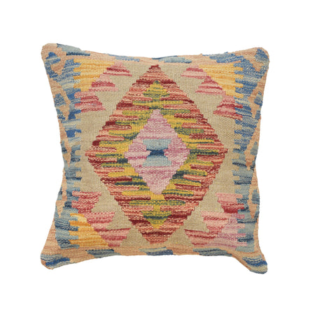 Kilim Cushion Covers for Your Home 1' 5" x 1' 5" ft / 44 x 44 cm - No.20916