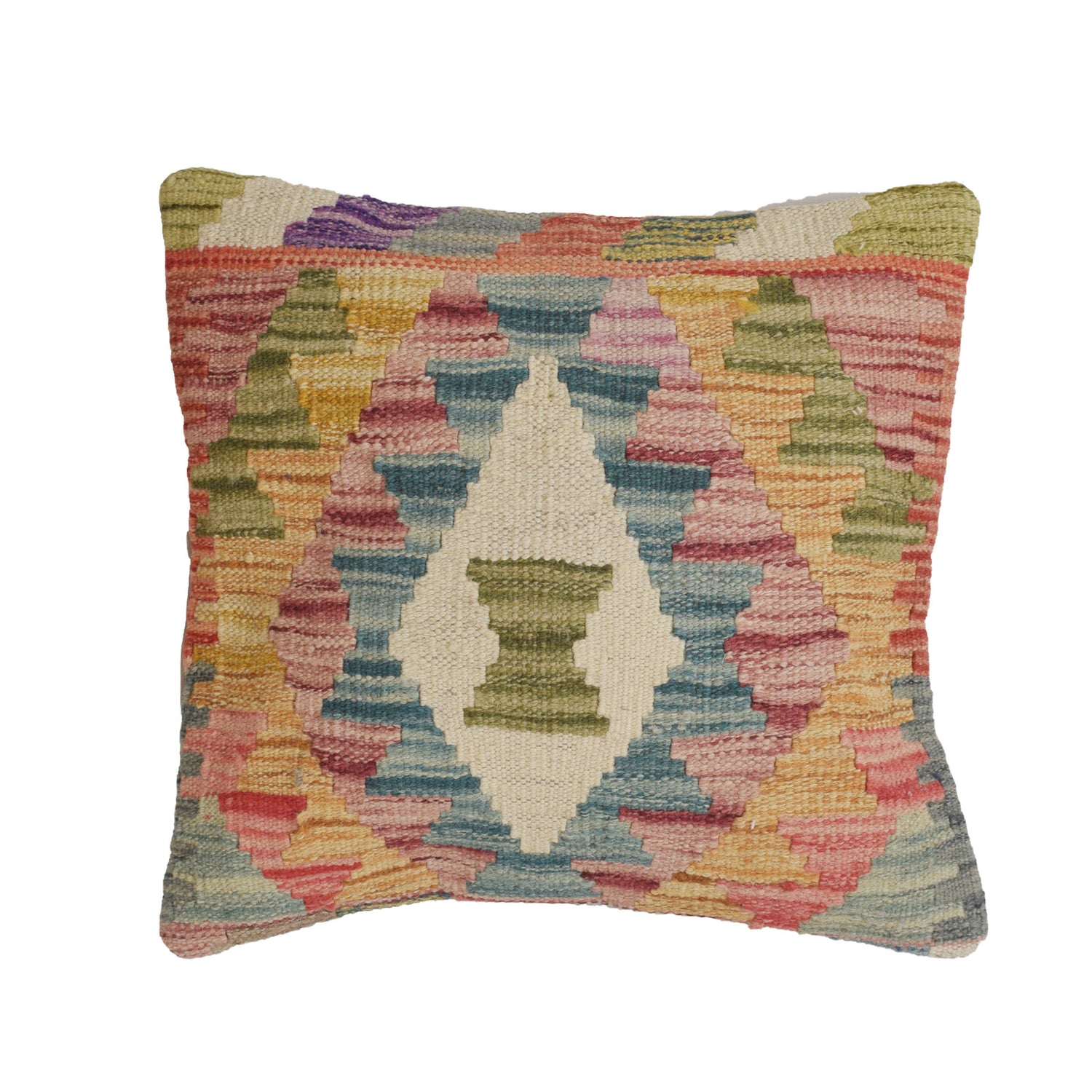 Kilim Cushion Covers for Your Home 1' 3" x 1' 4" ft / 38 x 40 cm - No.21082