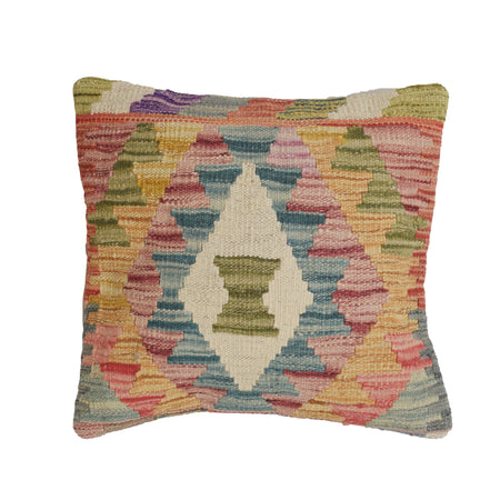 Kilim Cushion Covers for Your Home 1' 3" x 1' 4" ft / 38 x 40 cm - No.21082
