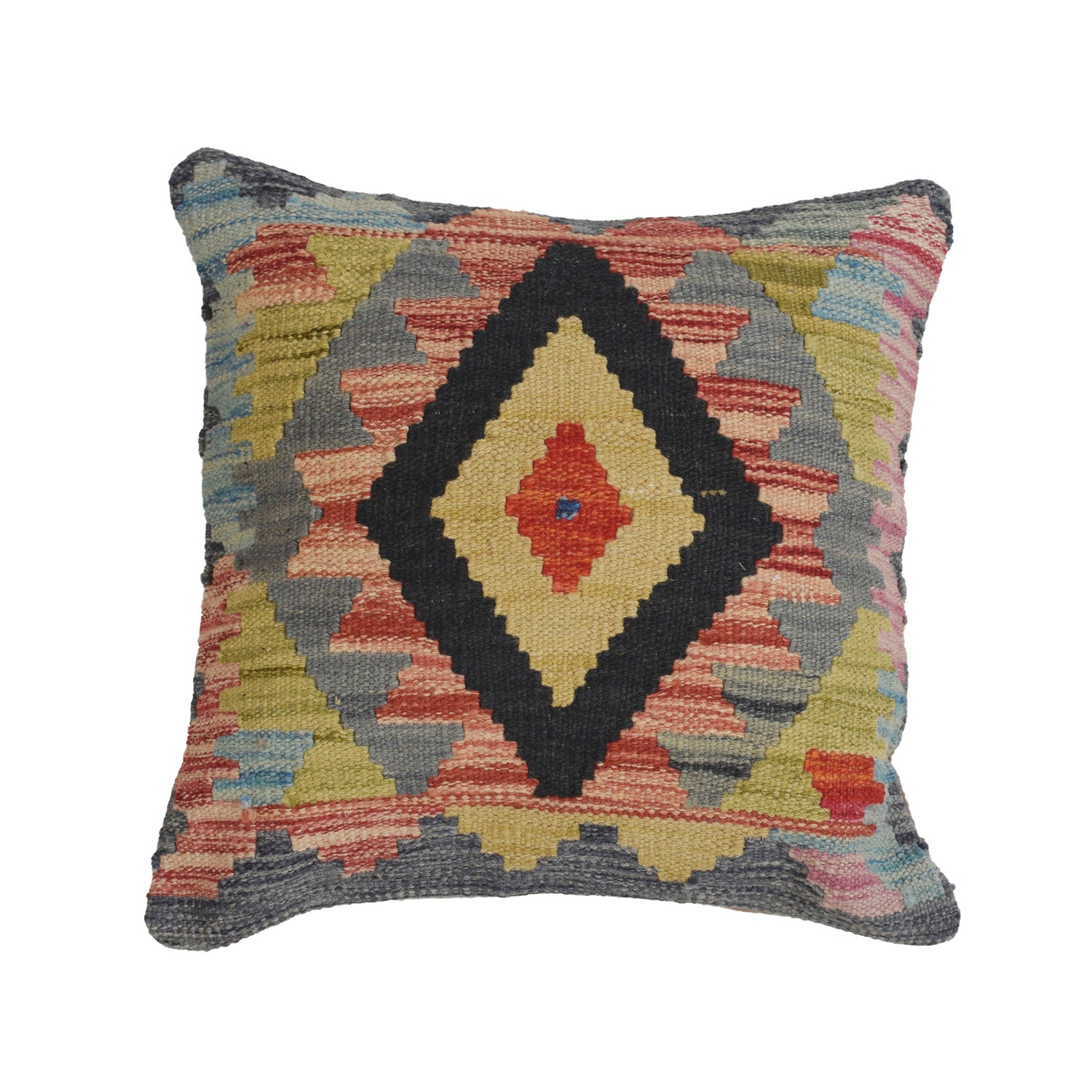 Handmade Kilim Cushion Covers 1' 5" x 1' 5" ft / 44 x 44 cm - No.21129