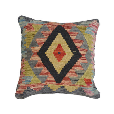 Handmade Kilim Cushion Covers 1' 5" x 1' 5" ft / 44 x 44 cm - No.21129