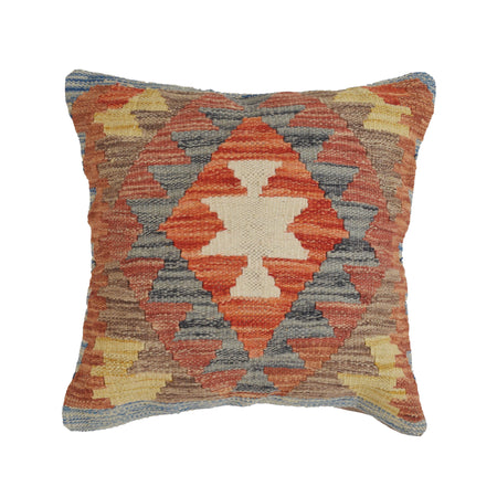 Kilim Cushion Covers for Your Home 1' 5" x 1' 5" ft / 44 x 43 cm - No. 21218