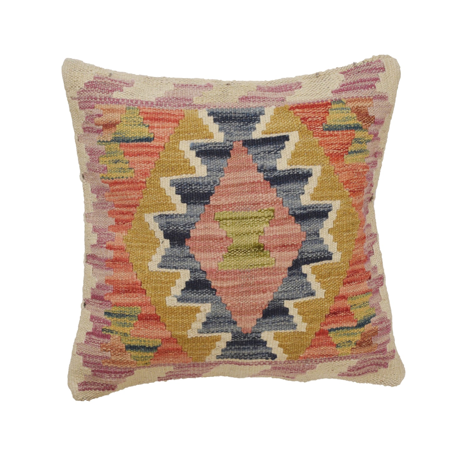 Kilim Cushion Covers for Your Home 1' 5" x 1' 5" ft / 44 x 43 cm - No. 21250