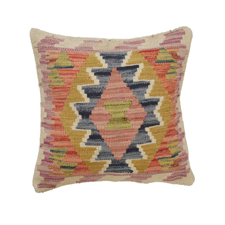 Kilim Cushion Covers for Your Home 1' 5" x 1' 5" ft / 44 x 43 cm - No. 21250
