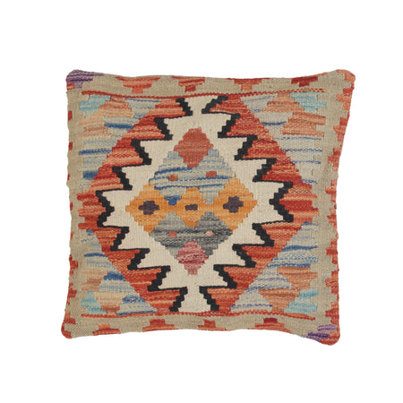 Kilim Cushion Covers for Your Home 1' 5" x 1' 5" ft / 44 x 42 cm - No. 22161