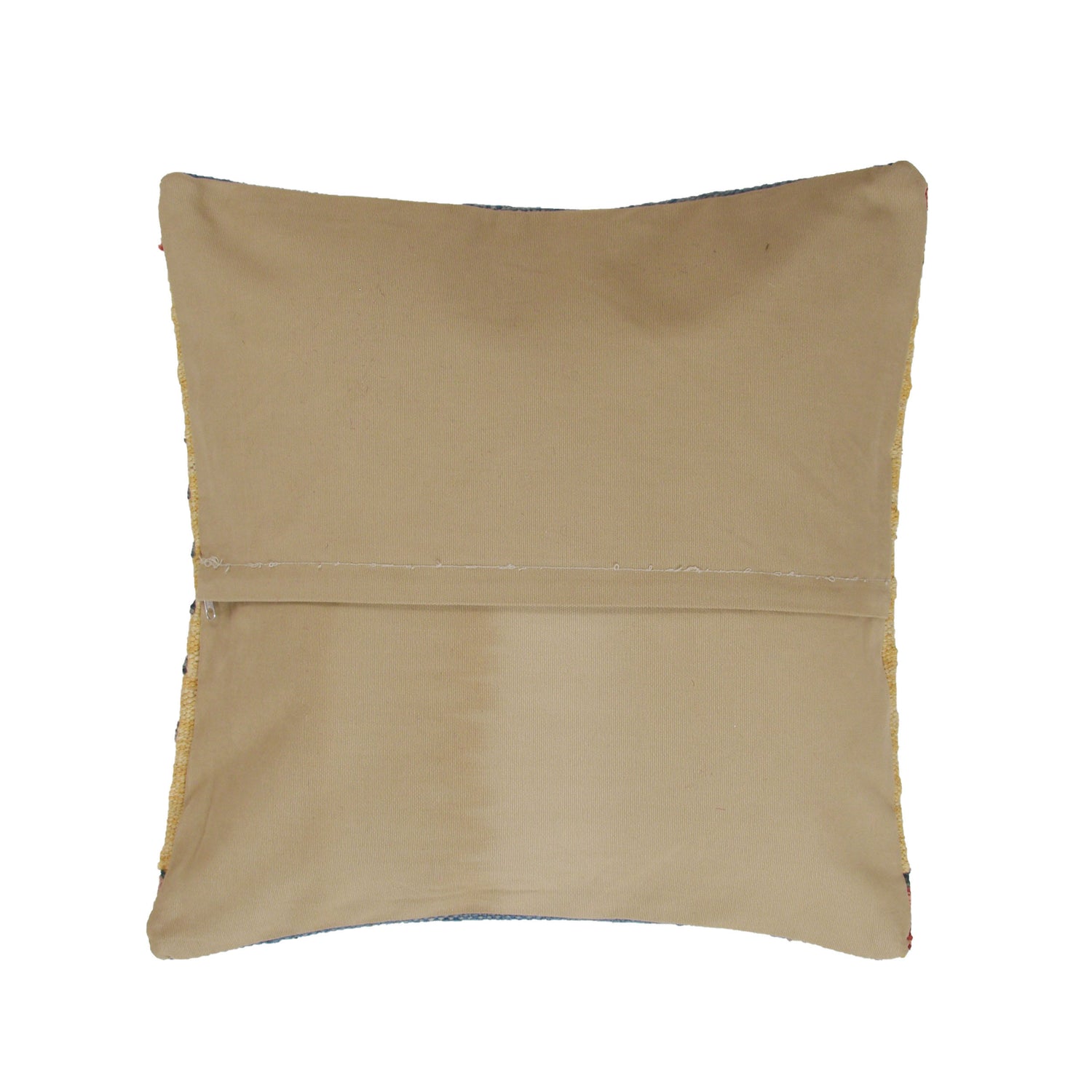 Square Size Kelim Cushion 1' 5" x 1' 5" ft / 42 x 42 cm - No. 22201