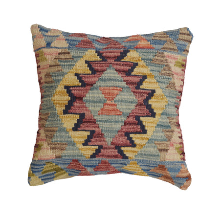 Kilim Cushion Cover 1' 6" x 1' 6" ft / 45 x 45 cm - No. 22222