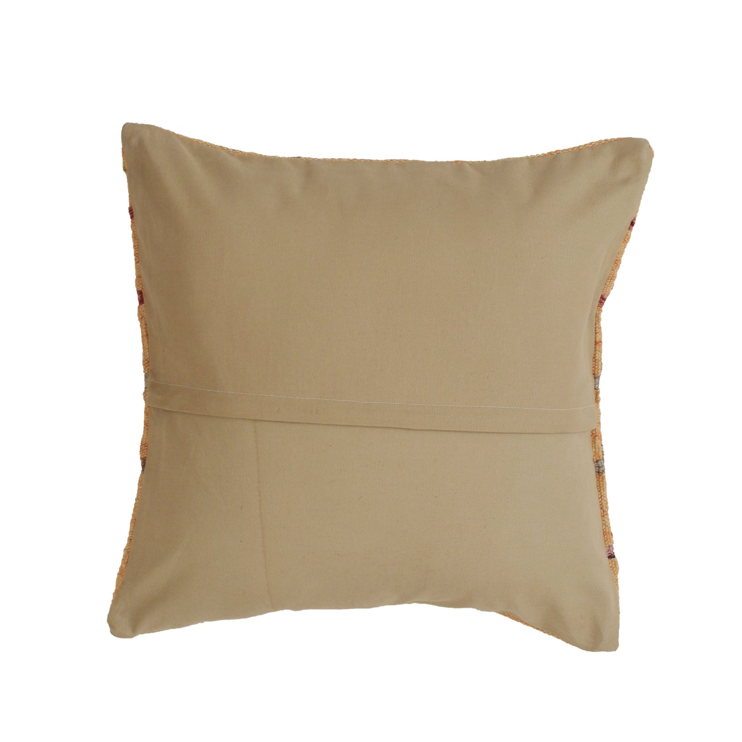Square Size Kelim Cushion 1' 6" x 1' 6" ft / 45 x 45 cm - No. 22226