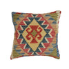 Handmade Kilim Cushion Covers 1' 5" x 1' 6" ft / 44 x 46 cm - No. 22397