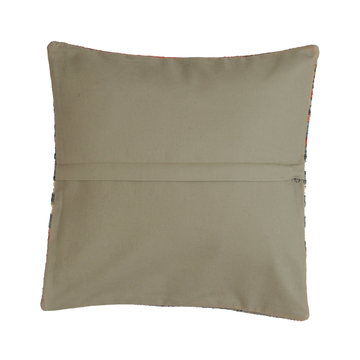 Square Size Kelim Cushion 1' 5" x 1' 6" ft / 44 x 45 cm - No. 23967