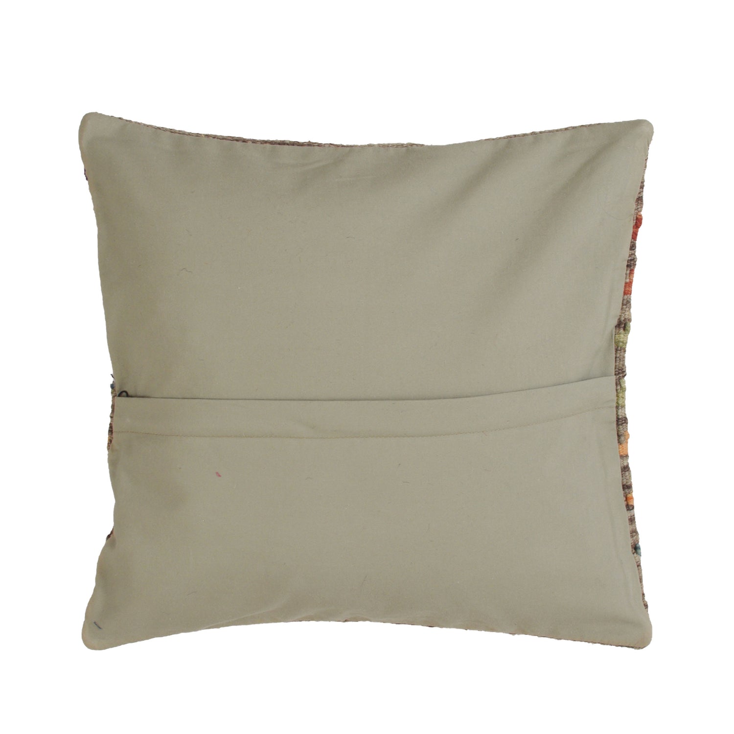 Vegetable Kilim Cushion Cover 1' 5" x 1' 4" ft / 43 x 41 cm - No. 23968