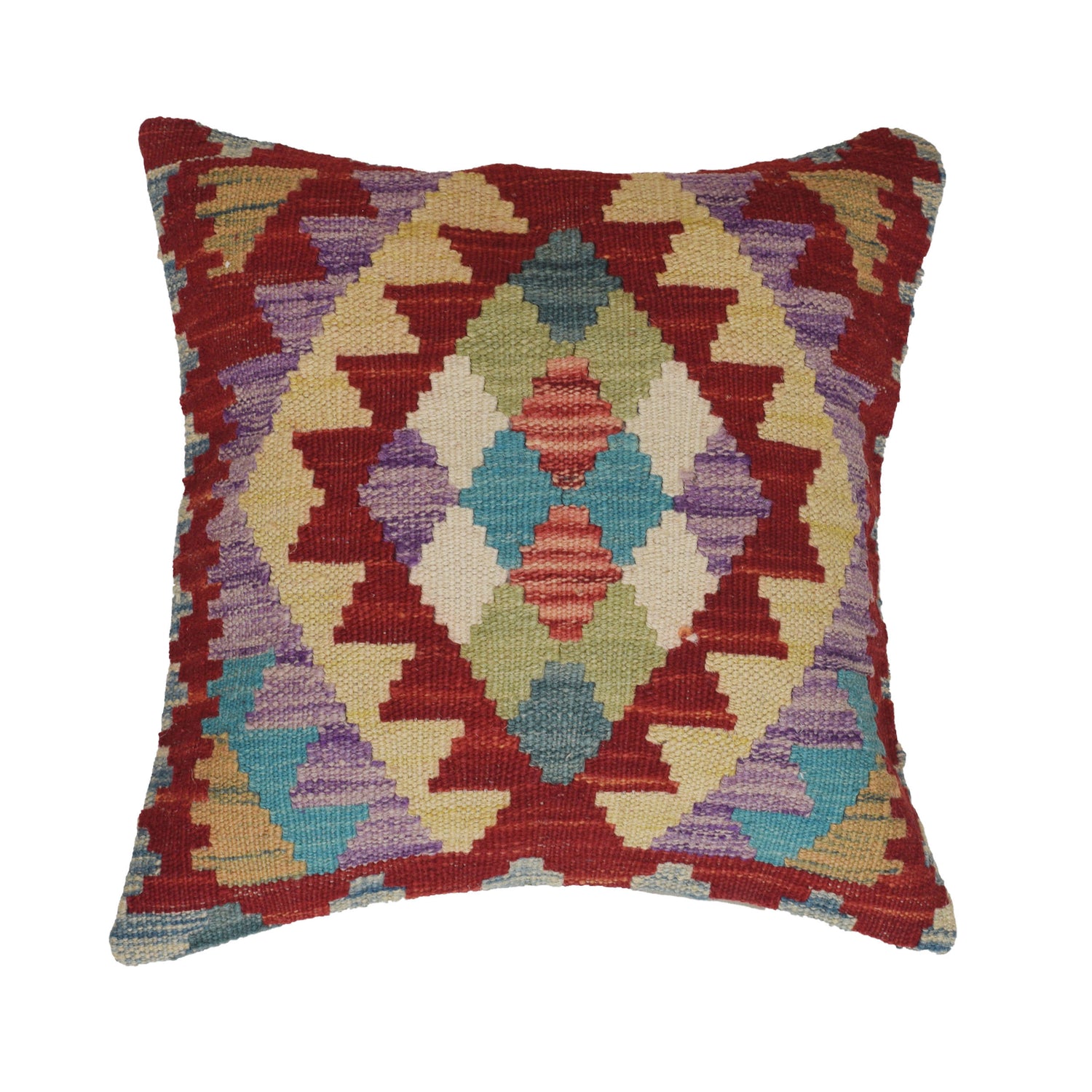 Kilim Cushion Covers for Your Home 1' 5" x 1' 5" ft / 44 x 43 cm - No. 24087