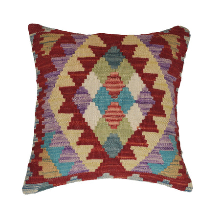 Kilim Cushion Covers for Your Home 1' 5" x 1' 5" ft / 44 x 43 cm - No. 24087