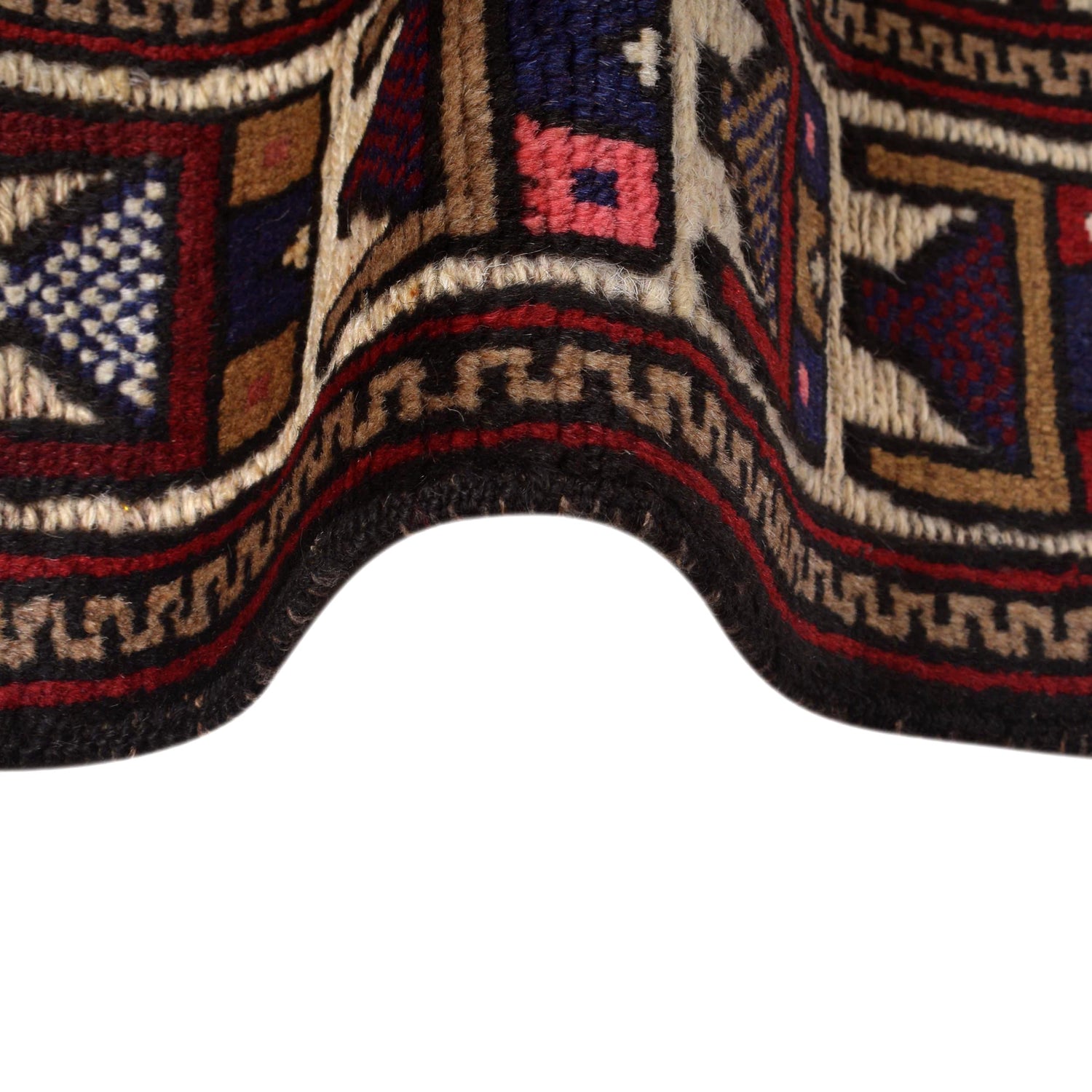 Oriental Barjasta Kilim Carpet 4' 0" x 5' 5" ft / 123 x 165 cm - No. 2495