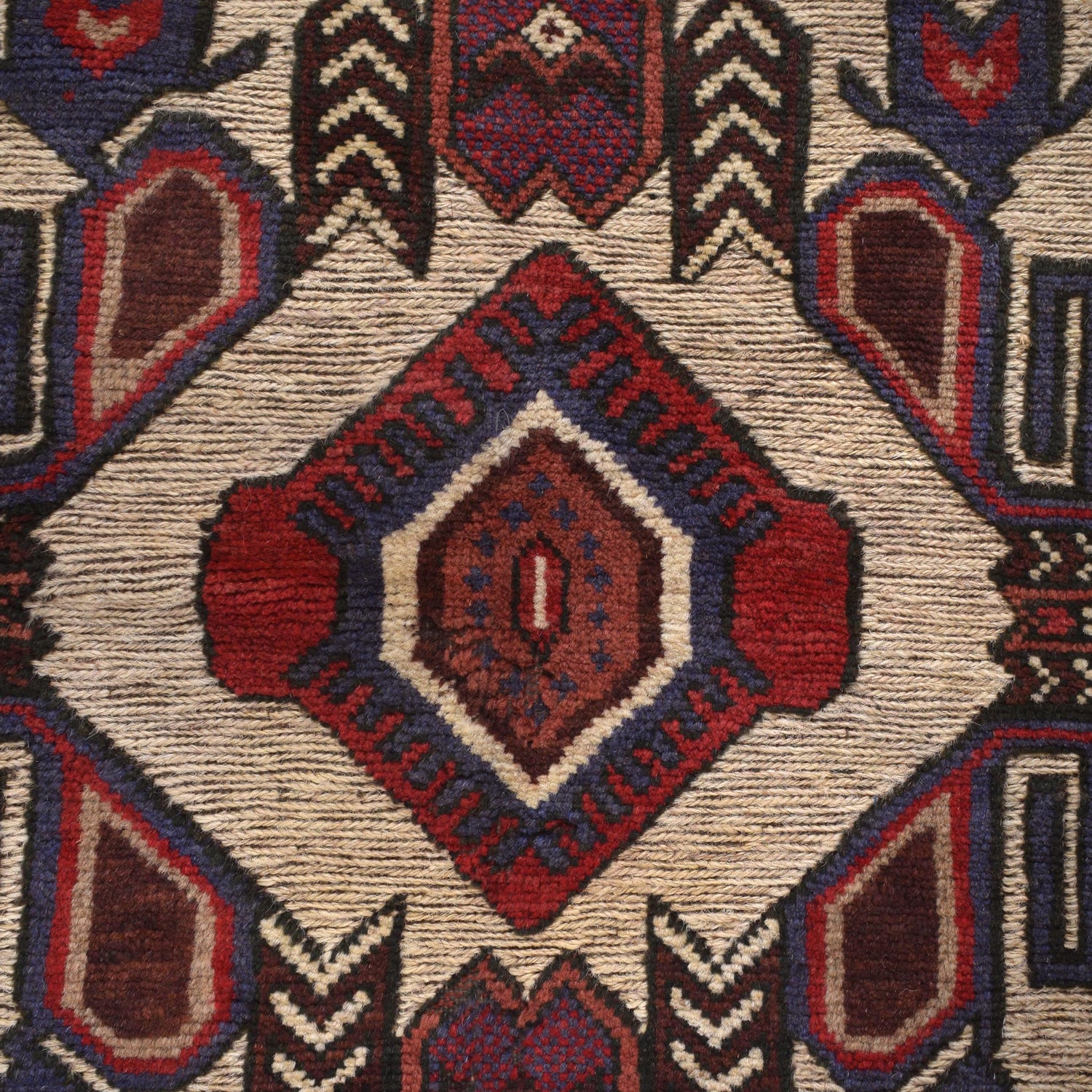 Oriental Barjasta Kilim Carpet 4' 0" x 5' 11" ft / 122 x 180 cm - No. 2518