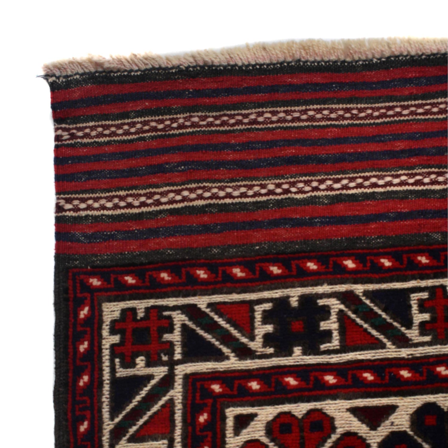 Oriental Barjasta Kilim Carpet 4' 4" x 5' 10" ft / 131 x 177 cm - No. 2520