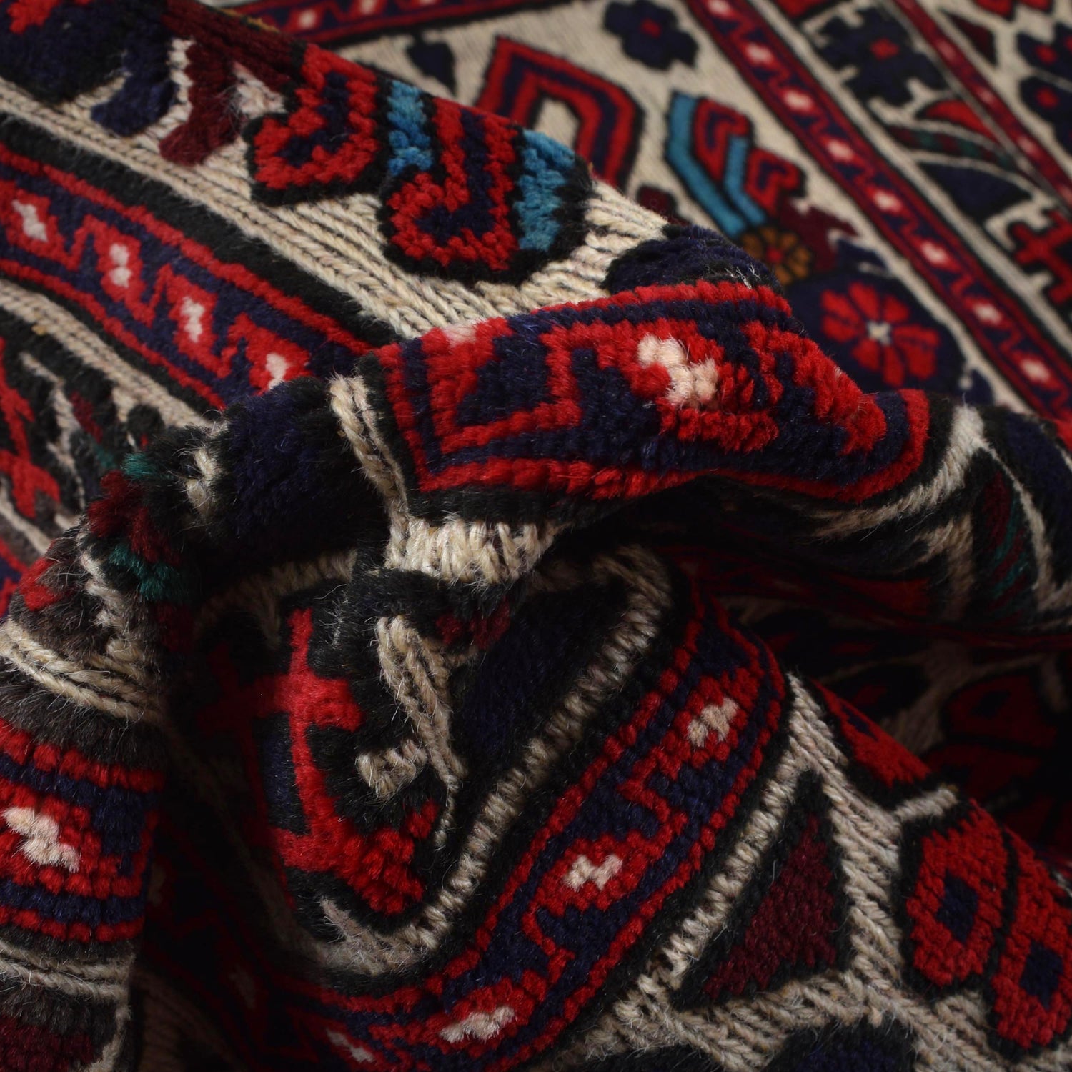 Oriental Barjasta Kilim Carpet 4' 4" x 5' 10" ft / 131 x 177 cm - No. 2520