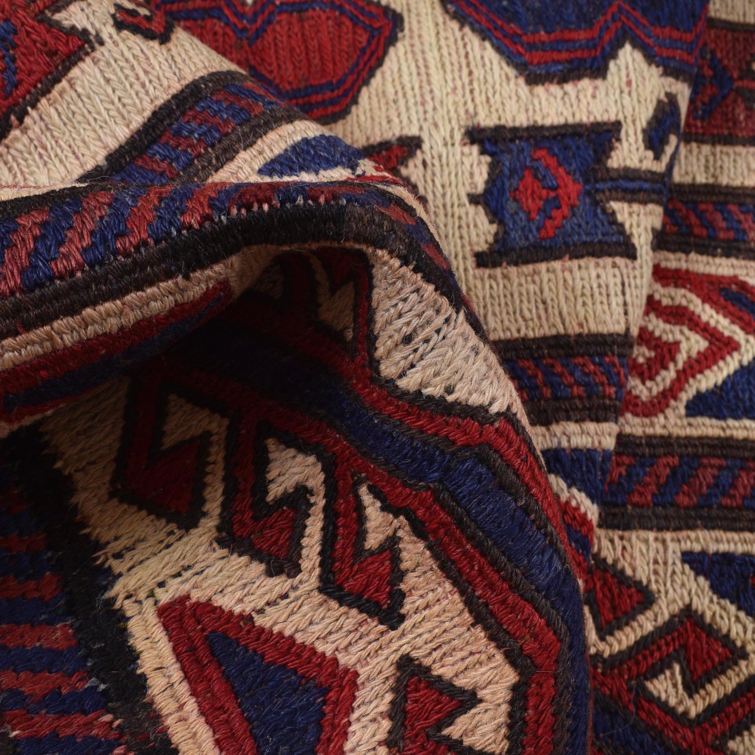 Handmade Flat Weave Kilim 6' 8" x 8' 8" ft / 204 x 265 cm - No. 2542