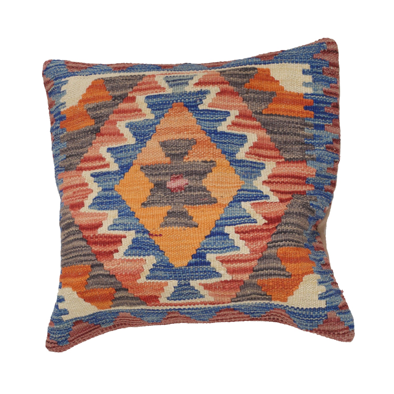 Kilim Cushion Covers for Your Home 1' 5" x 1' 5" ft / 44 x 44 cm - No. 25587