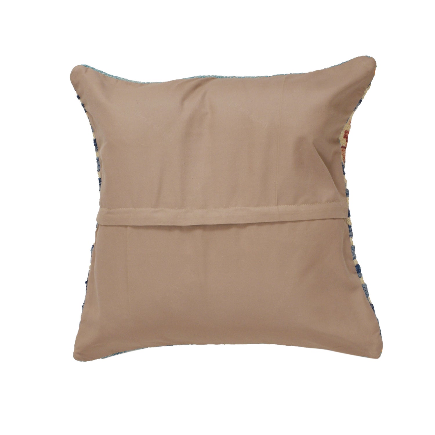 Turkish Design Kilim Cushion 1' 5" x 1' 5" ft / 43 x 44 cm - No. 25614