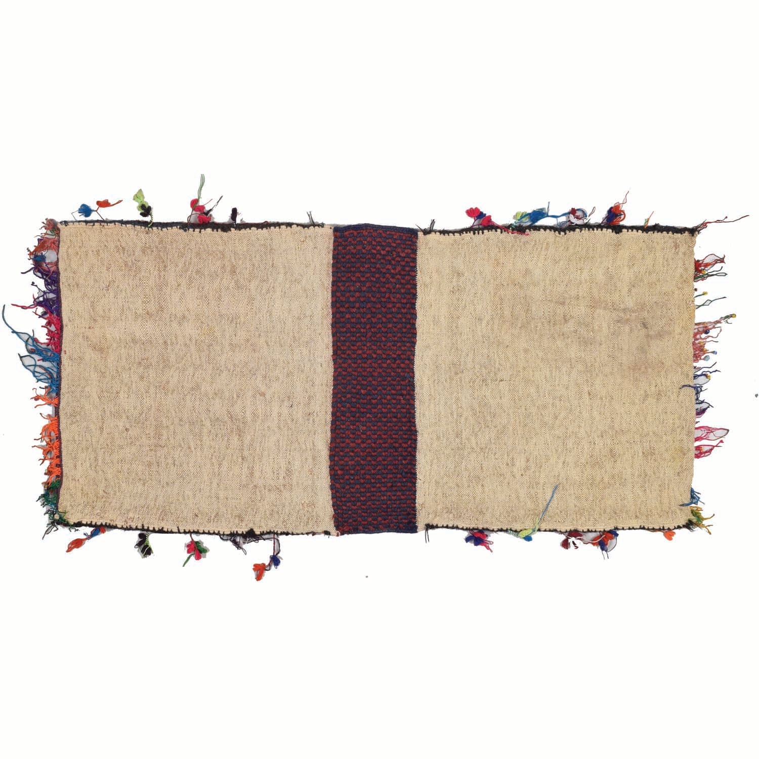 Afghan Baluch Saddle Bag Rug 1' 11" x 3' 10" ft / 58 x 117 cm - No. 2784