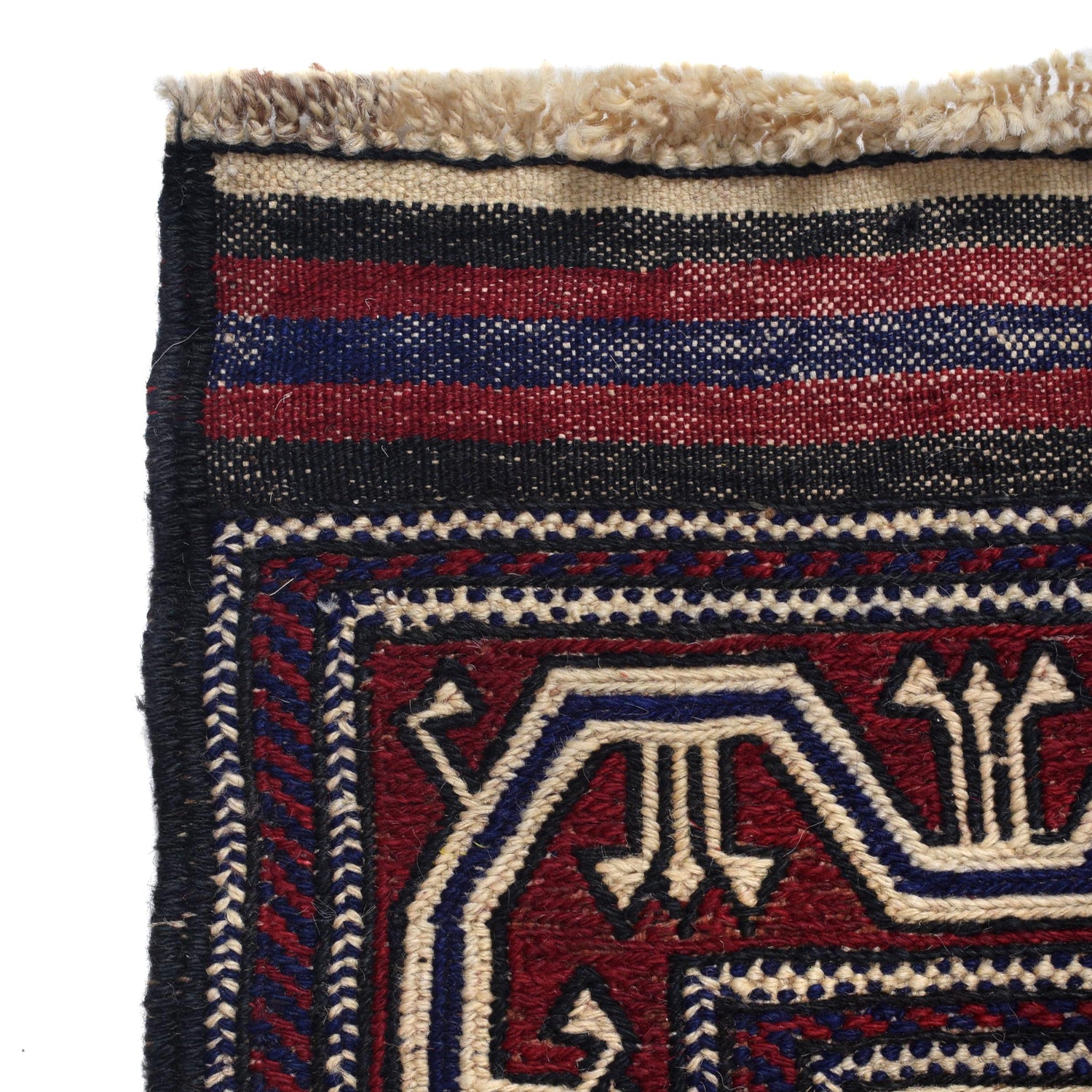 Afghan Saghari Kilim 6' 11" x 9' 6" ft / 212 x 289 cm - No. 2947