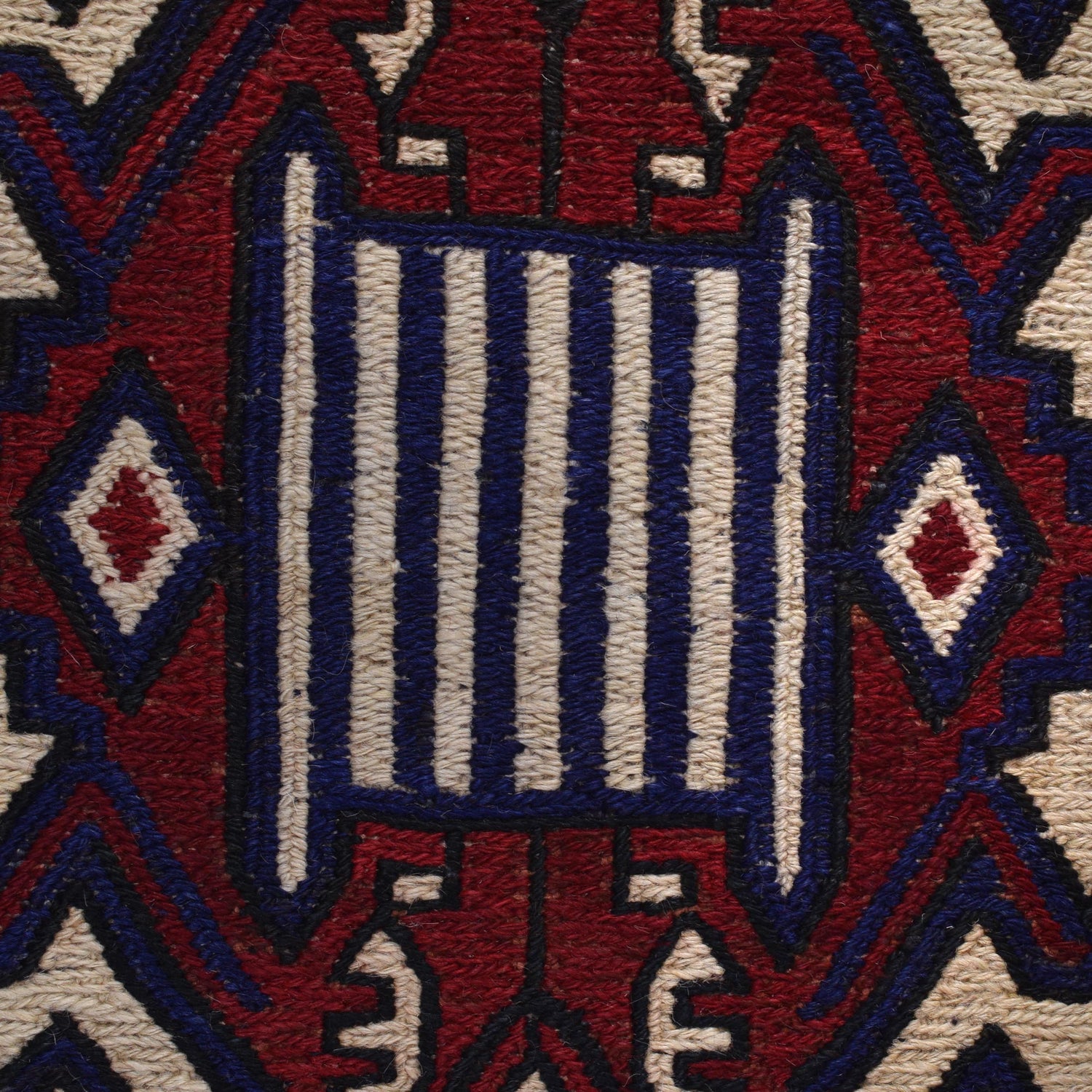 Afghan Saghari Kilim 6' 11" x 9' 6" ft / 212 x 289 cm - No. 2947