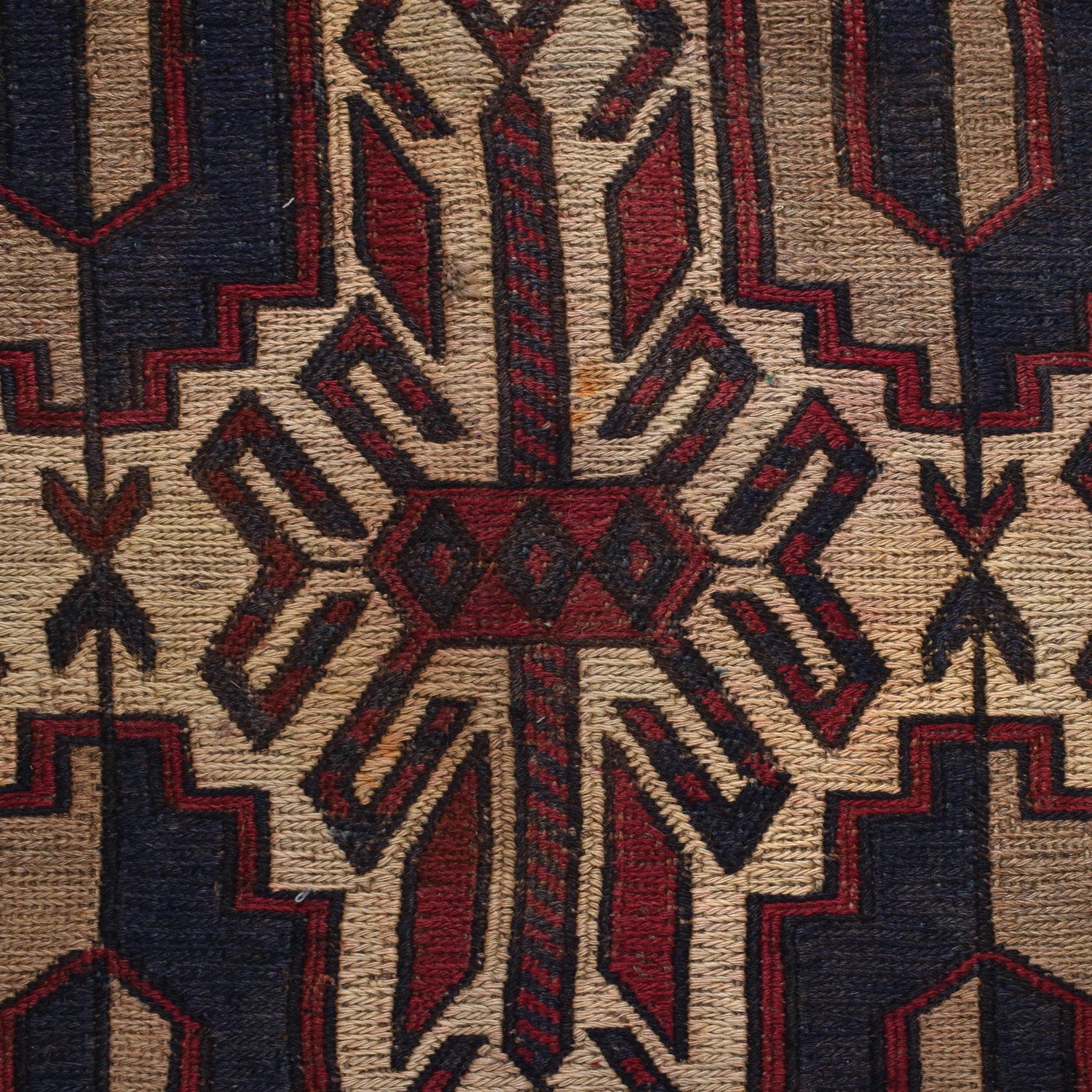 Handmade Flat Weave Kilim 6' 6" x 8' 11" ft / 197 x 272 cm - No. 3068