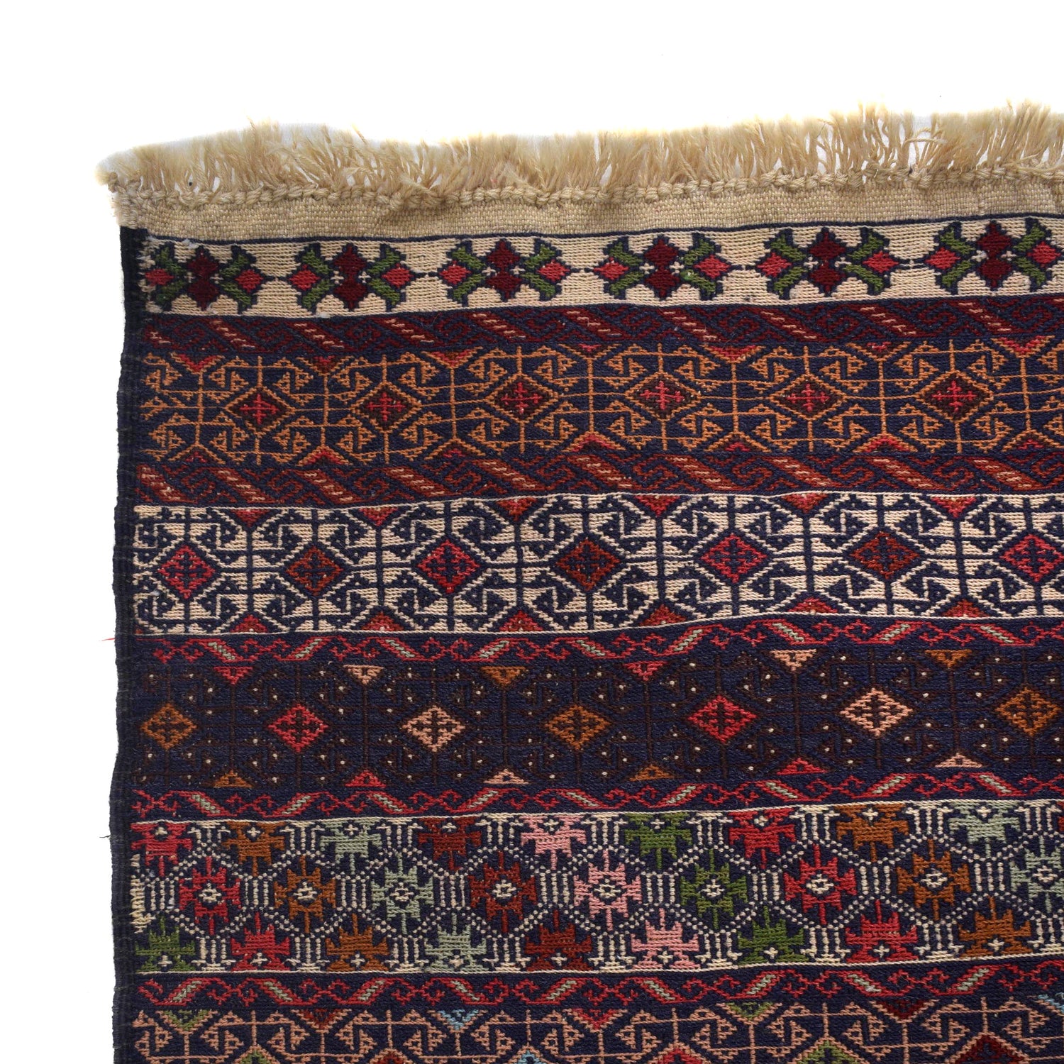 Handmade Maliki Kilim 4' 2" x 6' 7" ft / 126 x 200 cm - No. 3071