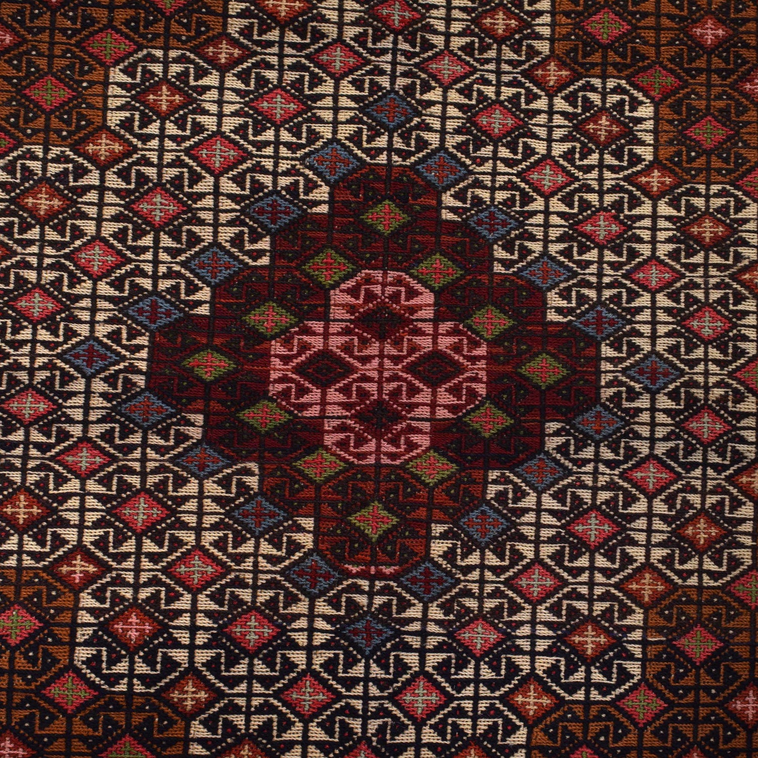 Handmade Maliki Kilim 4' 2" x 6' 7" ft / 126 x 200 cm - No. 3071