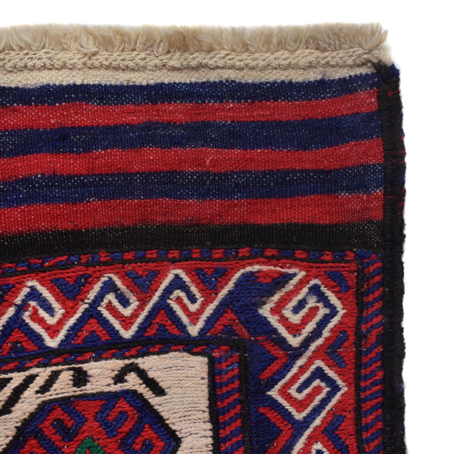 Hand Knotted Vintage Kilim 4' 4" x 6' 3" ft / 133 x 190 cm - No. 3101