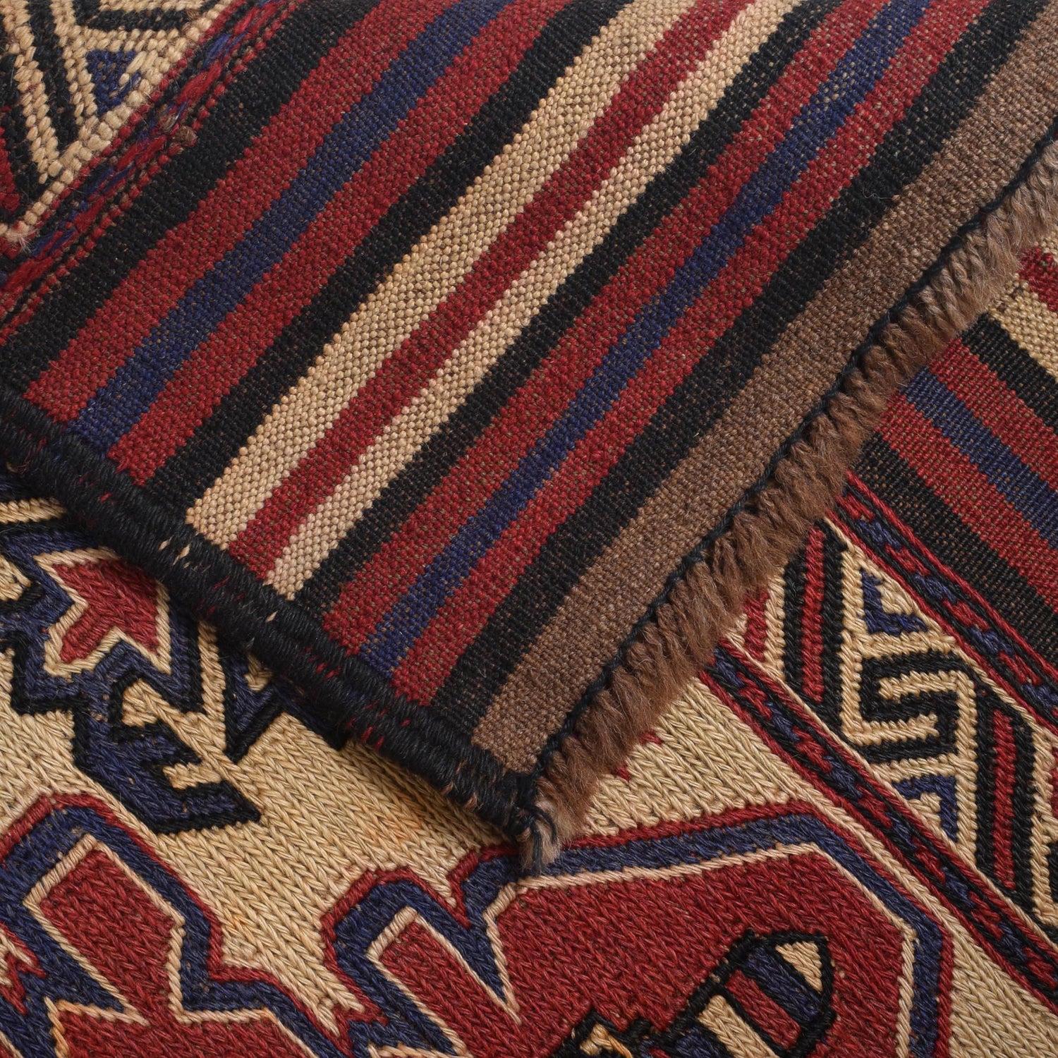 Hand Knotted Vintage Kilim 4' 7" x 6' 5" ft / 139 x 195 cm - No. 3103