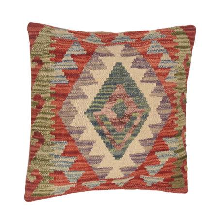 Kilim Cushion Cover 1' 6" x 1' 7" ft / 45 x 47 cm - No. 34467