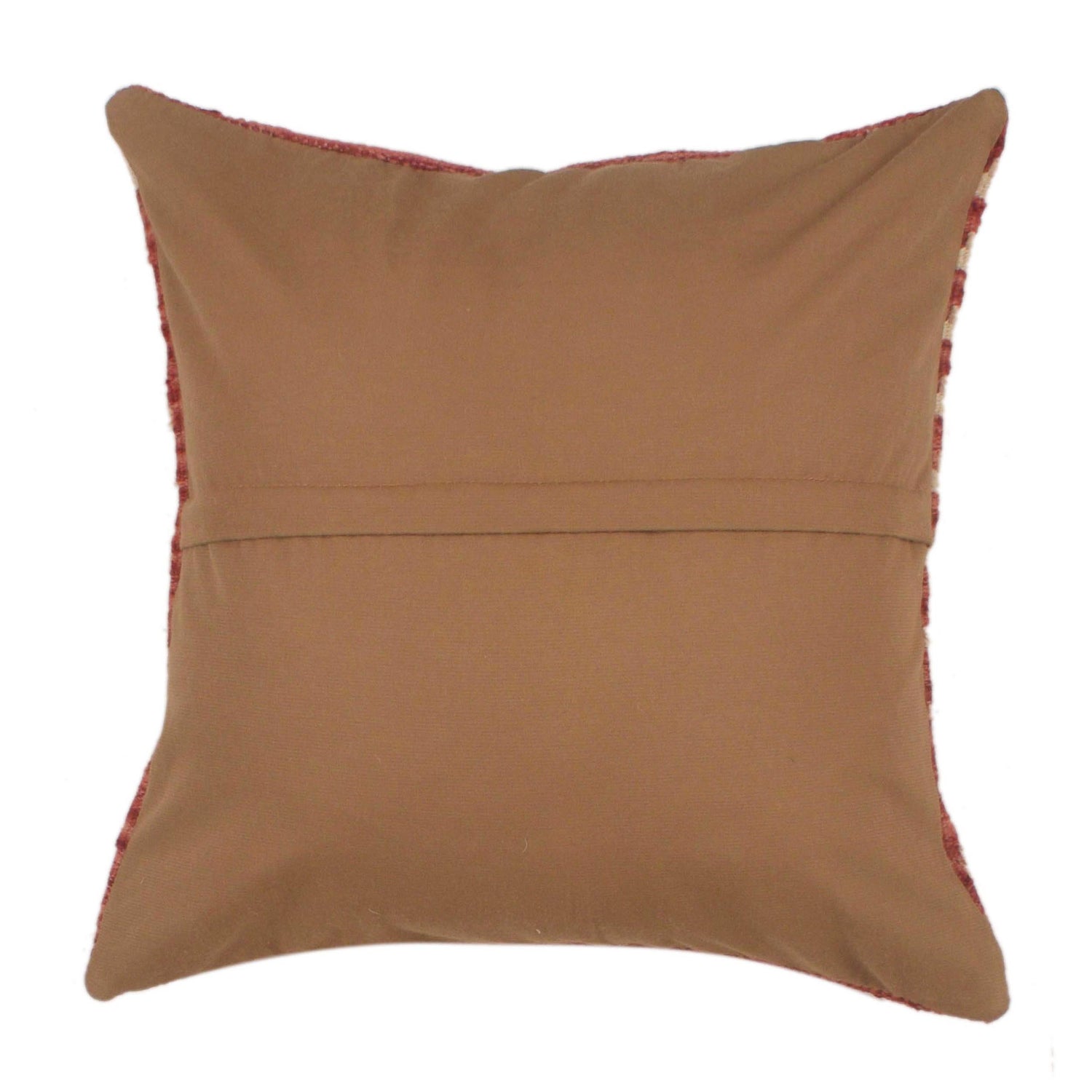Square Size Kelim Cushion 1' 7" x 1' 7" ft / 47 x 47 cm - No. 34476