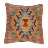 Vegetable Kilim Cushion Cover 1' 6" x 1' 6" ft / 45 x 46 cm - No. 34477