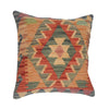Handmade Kilim Cushion Covers 1' 6" x 1' 6" ft / 45 x 46 cm - No. 34482