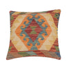 Hand Knotted Kilim Cushion 1' 5" x 1' 5" ft / 42 x 42 cm - No. 34485