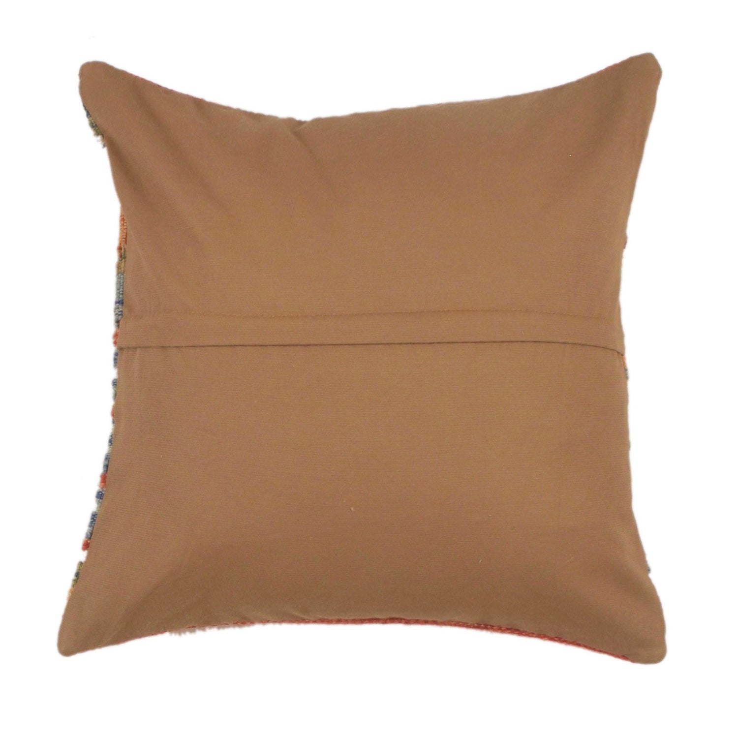 Afghan Kilim Cushion 1' 6" x 1' 7" ft / 45 x 47 cm - No. 34490