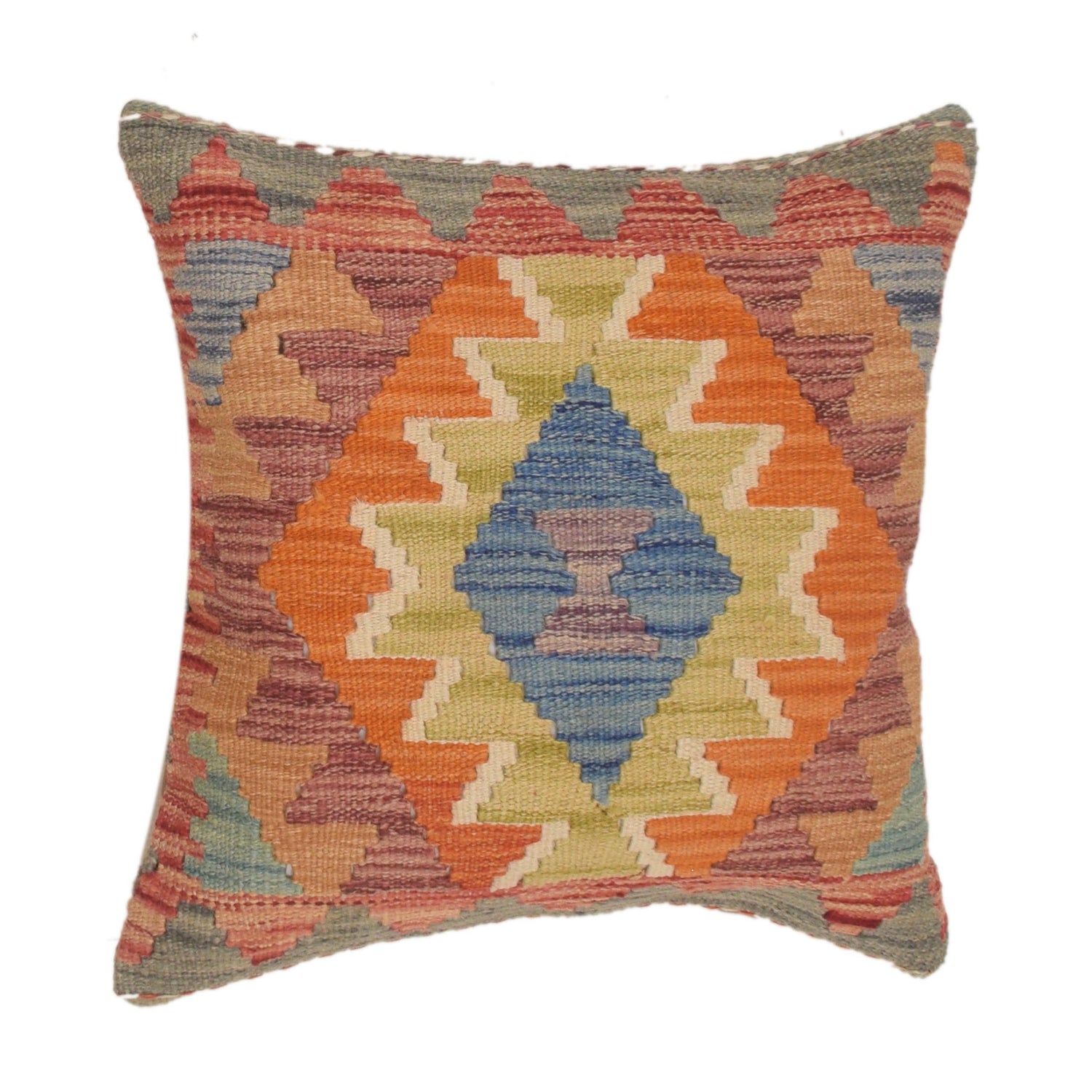 Kilim Cushion Covers for Your Home 1' 7" x 1' 7" ft / 47 x 47 cm - No. 34494