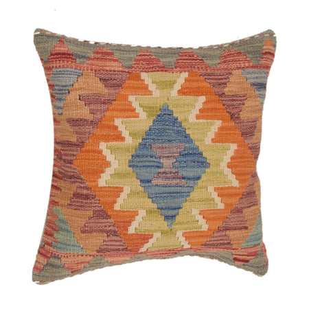 Kilim Cushion Covers for Your Home 1' 7" x 1' 7" ft / 47 x 47 cm - No. 34494