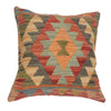 Hand Knotted Kilim Cushion 1' 6" x 1' 6" ft / 46 x 46 cm - No. 34500