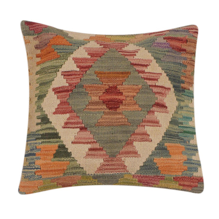 Kilim Cushion Covers for Your Home 1' 5" x 1' 6" ft / 42 x 45 cm - No. 34501