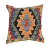 Afghan Kilim Cushion 1' 6" x 1' 6" ft / 46 x 46 cm - No. 34506